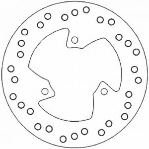 DISCO FRENO POSTERIORE APRILIA 50/125/200/250/300