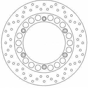 DISCO FRENO POSTERIORE YAMAHA 500 T-MAX