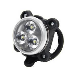 FANALE ANTERIORE CICLO 3 LED 8 FUNZIONI RICARICABILE USB - B-RACE Bright