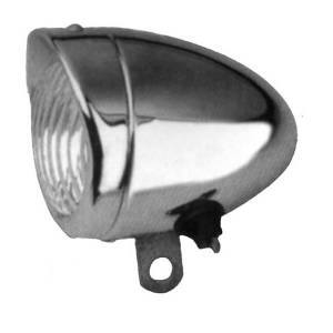 FANALE ANTERIORE CICLO ACCIAIO CROMATO d.50mm.