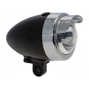 FANALE ANTERIORE CICLO VINTAGE EYE 50mm. 3 FUNZIONI NERO