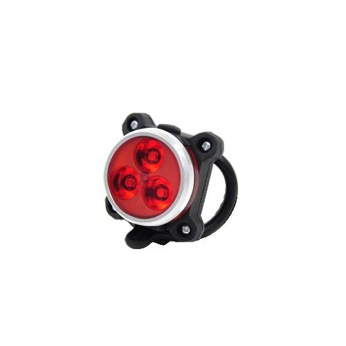 FANALE POSTERIORE CICLO 3 LED 8 FUNZIONI RICARICA USB - B-RACE Bright