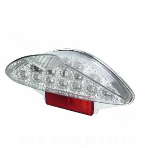 FANALE POSTERIORE MBK NITRO TRASPARENTE A LEDS