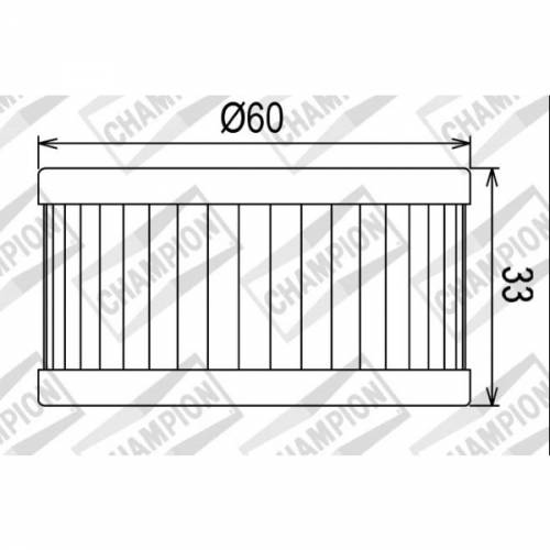 FILTRO OLIO CHAMPION COF036