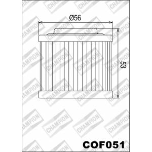 FILTRO OLIO CHAMPION COF051
