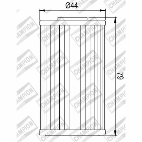 FILTRO OLIO CHAMPION COF462