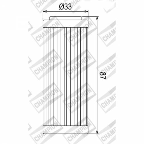 FILTRO OLIO CHAMPION COF552