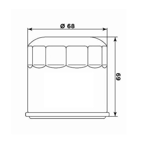 FILTRO OLIO CHAMPION COF582