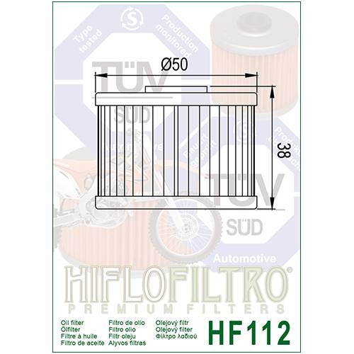 FILTRO OLIO HIFLO HF112