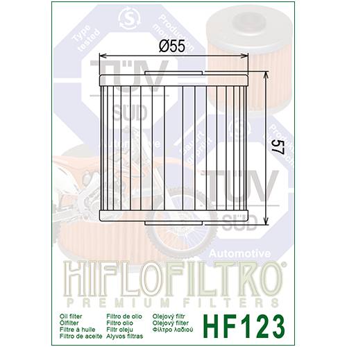 FILTRO OLIO HIFLO HF123