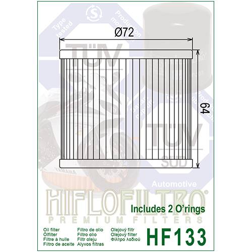 FILTRO OLIO HIFLO HF133