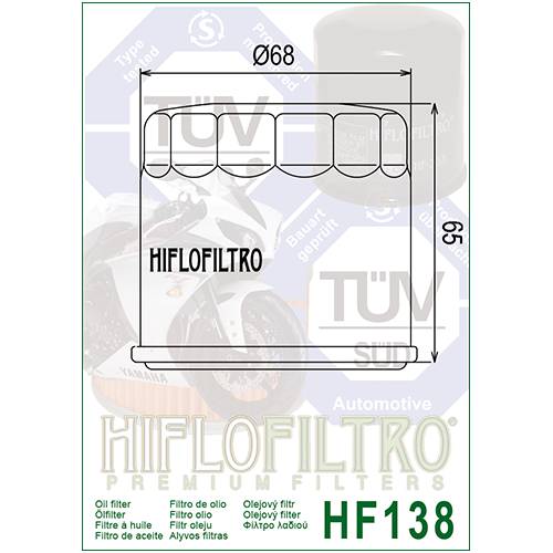 FILTRO OLIO HIFLO HF138C