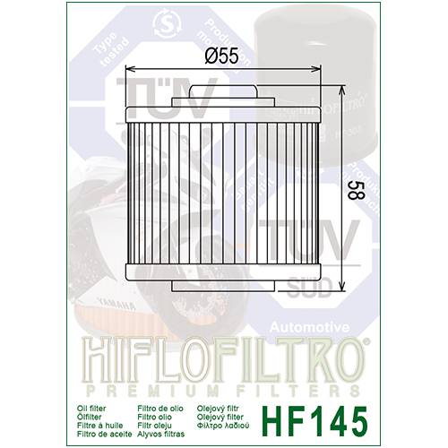 FILTRO OLIO HIFLO HF145