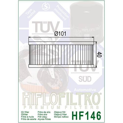 FILTRO OLIO HIFLO HF146