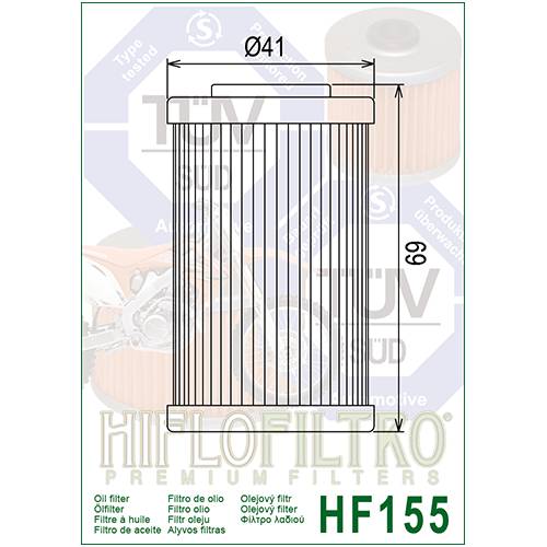 FILTRO OLIO HIFLO HF155