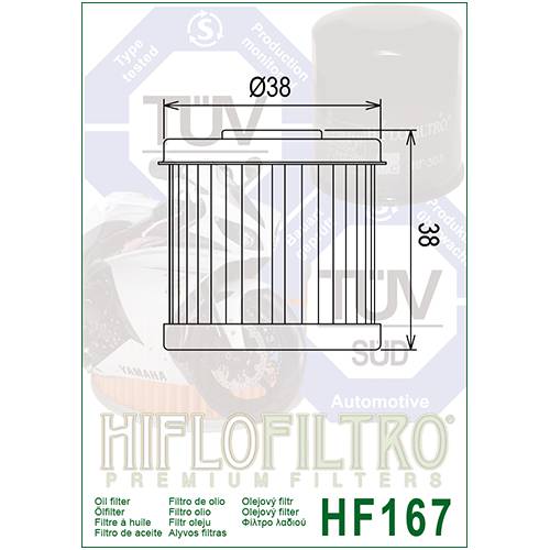 FILTRO OLIO HIFLO HF167