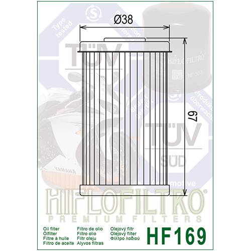 FILTRO OLIO HIFLO HF169