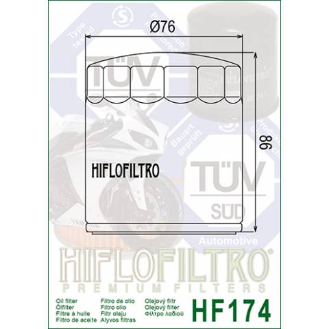 FILTRO OLIO HIFLO HF174C