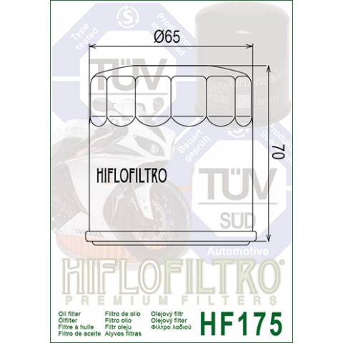 FILTRO OLIO HIFLO HF175