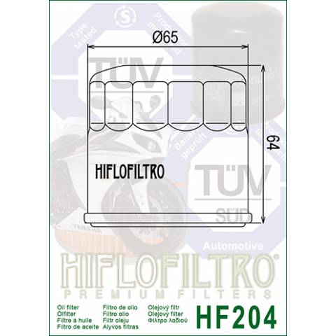 FILTRO OLIO HIFLO HF204