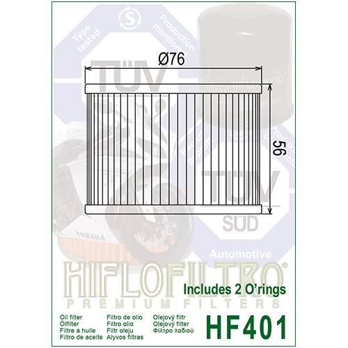FILTRO OLIO HIFLO HF401