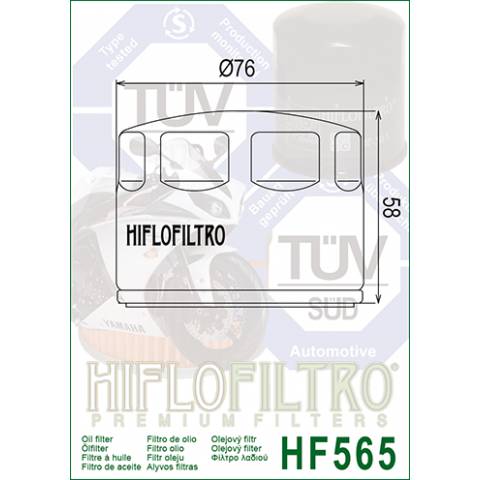 FILTRO OLIO HIFLO HF565