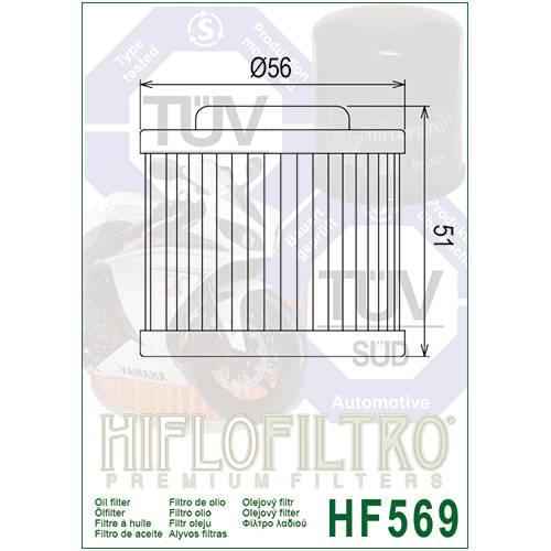 FILTRO OLIO HIFLO HF569