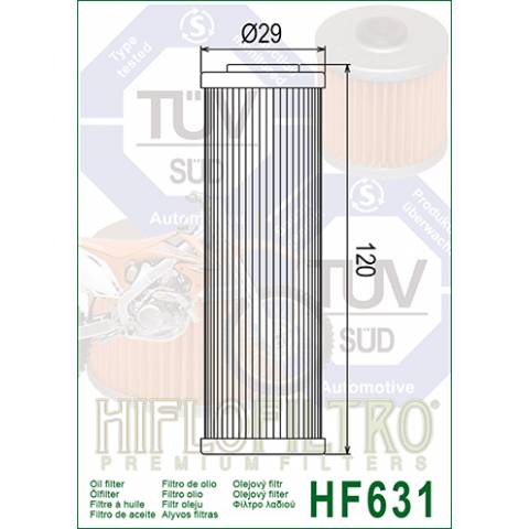 FILTRO OLIO HIFLO HF631