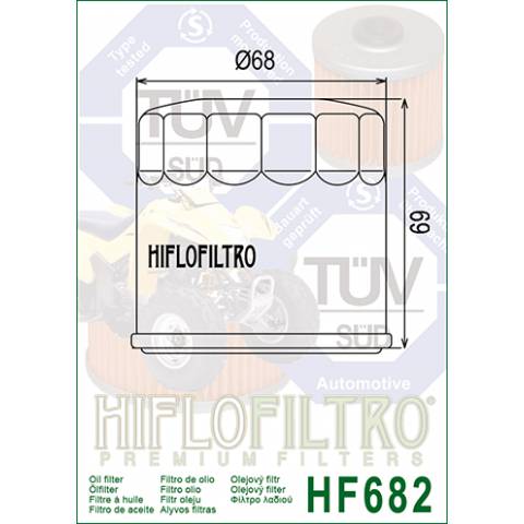 FILTRO OLIO HIFLO HF682