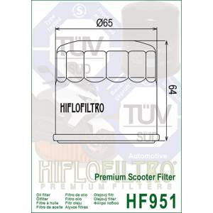 FILTRO OLIO HIFLO HF951 Premium Scooter