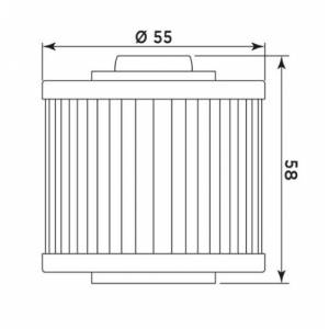 FILTRO OLIO MEIWA Y4001