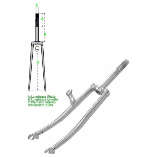 FORCELLA CICLO OLANDA "24 d.22x250