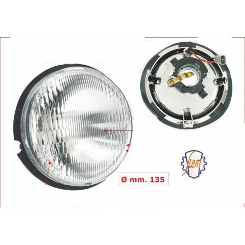 GRUPPO OTTICO PIAGGIO 50 VESPA PK FL/HP - 125 VESPA FL/FL2 ATTACCO 3 VITI