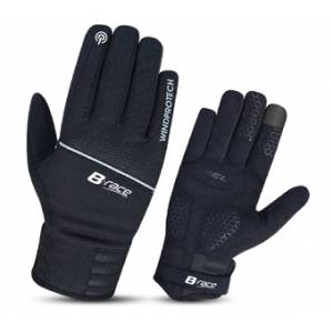 GUANTI CICLO Tg.L *NERO* - B-RACE "Windprotech"