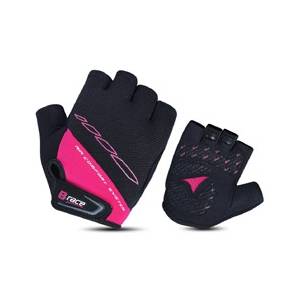 GUANTI CICLO Tg.L*NERO/FUXIA* - B-RACE "Bump gel"