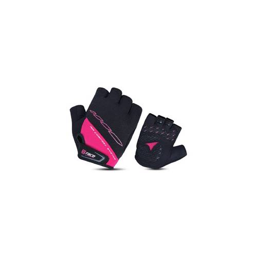 GUANTI CICLO Tg.S*NERO/FUXIA* - B-RACE "Bump gel"