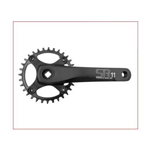 GUARNITURA Z.32 l.175 ALLUMINIO/ALLUMINIO 11 VELOCITA' *NERA*