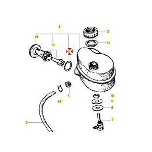 GUARNIZIONE SPIA OLIO PIAGGIO 125/150/200 VESPA PX ALLA SPIA