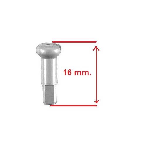 NIPPLESS ACCIAIO 2x16mm.