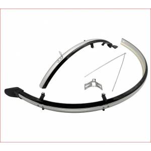 PARAFANGO IN PLASTICA "28 45mm. *NERO/ARGENTO*