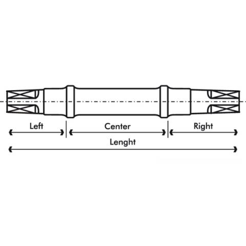 PERNO MOVIMENTO 32x52x35 ATTACCO QUADRO