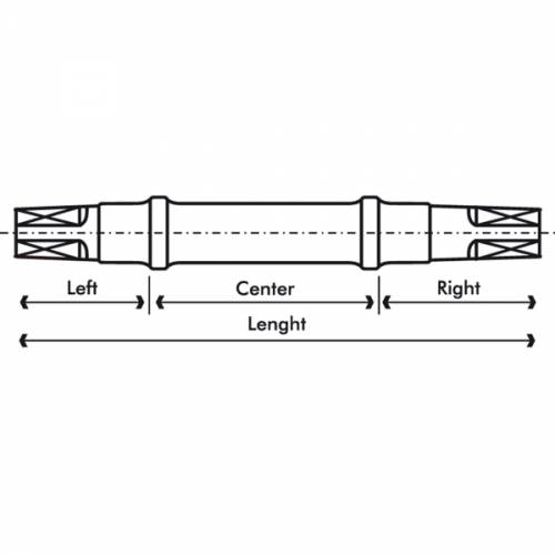 PERNO MOVIMENTO 35x56x39  ATTACCO QUADRO