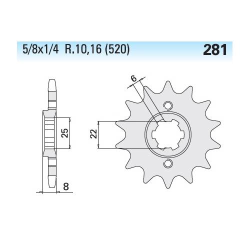 PIGNONE ART.281  Z.14