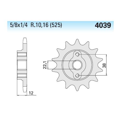 PIGNONE ART.4039  Z.15
