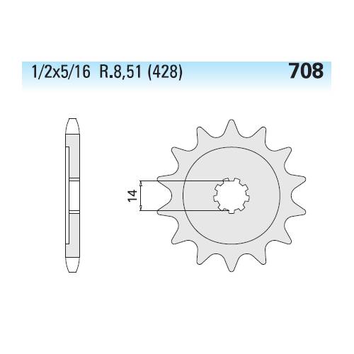 PIGNONE ART.708  Z.14