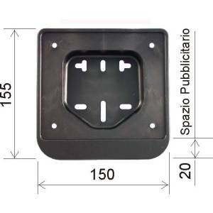 PORTATARGA CICLOMOTORE E SCOOTERS PER TARGHE DAL 2006