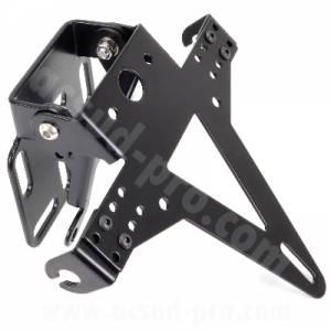 PORTATARGA REGOLABILE IN ACCIAIO *NERO*