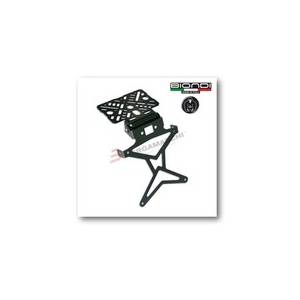 PORTATARGA REGOLABILE IN ACCIAIO *NERO*