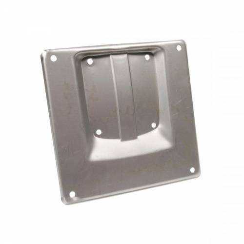 PORTATARGA RIALZATO GREZZO 165x170mm. PER TARGHE VECCHIE VESPA