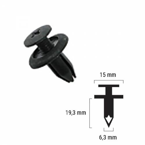 RIVETTO IN PLASTICA SUZUKI